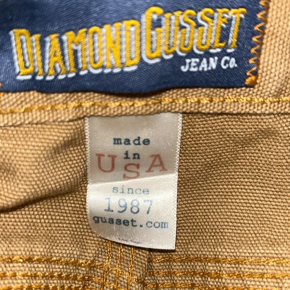Diamond Gusset Jean Co. canvas jeans sz 48x32 EUC - Picture 8 of 8
